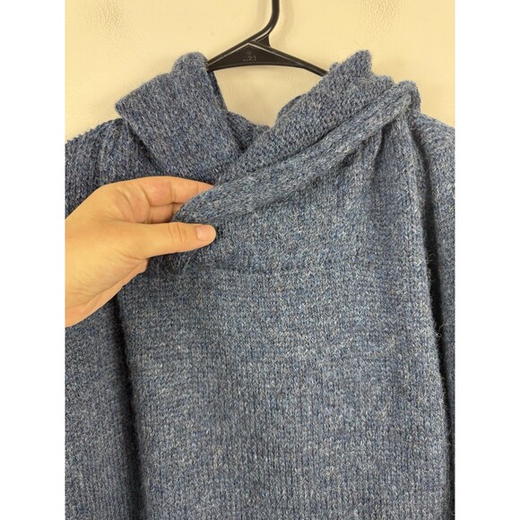 Alpaca Collections Briana Pullover Hoodie Blue Size L/XL - Picture 5 of 9